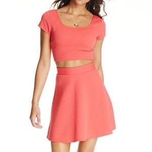 Trixxi Skirt and Crop top set